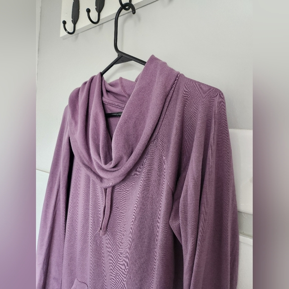 GAIAM Funnel neck purple hoodie light weight - Picture 4 of 6